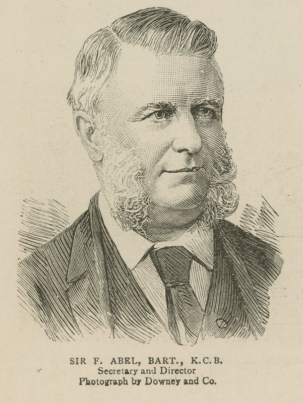 Imperial Institute: Sir F Abel, sekreterare och direktör av English School