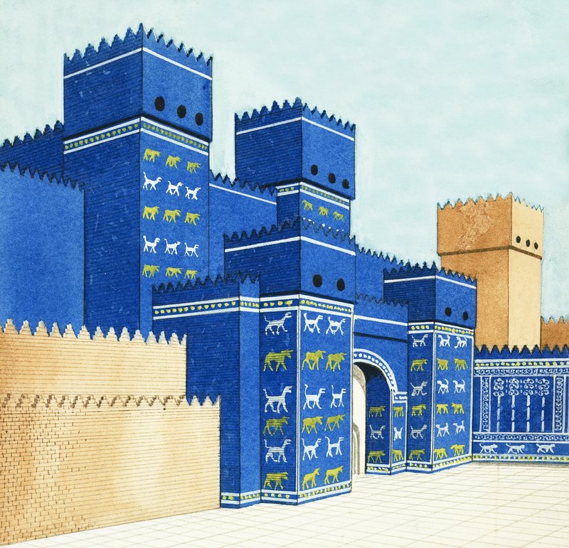 Ishtarporten i Babylon av English School