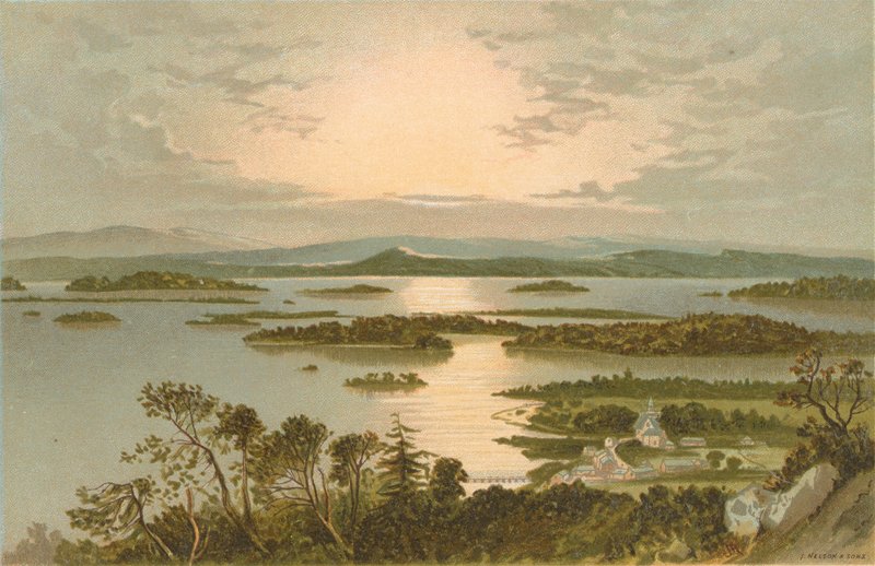 Öarna, Loch Lomond - Från ovanför Luss av English School