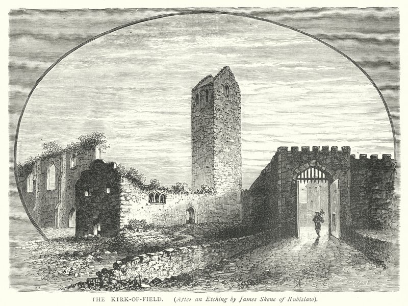 The Kirk-of-Field (gravyr) av English School
