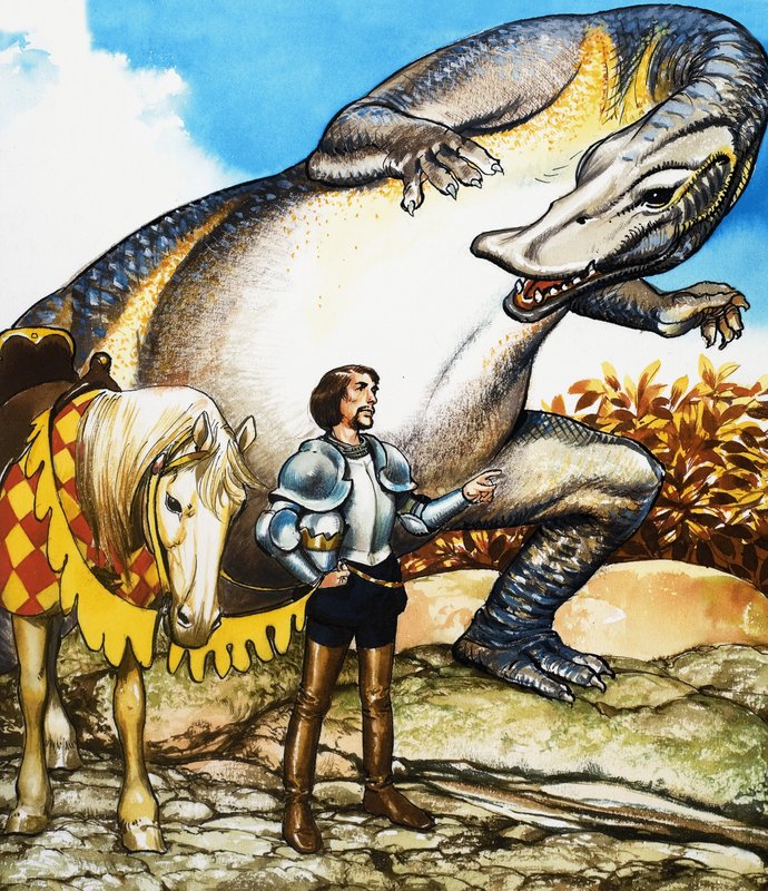 Damen och draken av English School