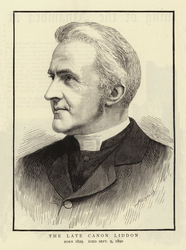 The Late Canon Liddon (gravyr) av English School
