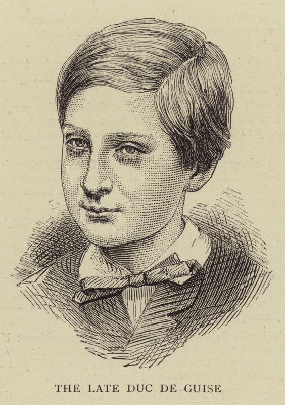 The Late Duc de Guise (gravyr) av English School