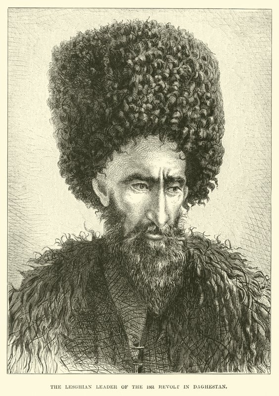 Den lesghiske ledaren för 1861 års revolt i Daghestan av English School