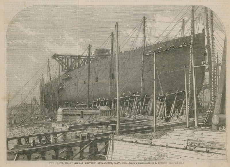 Ångfartyget Leviathan (Great Eastern), maj 1856 av English School