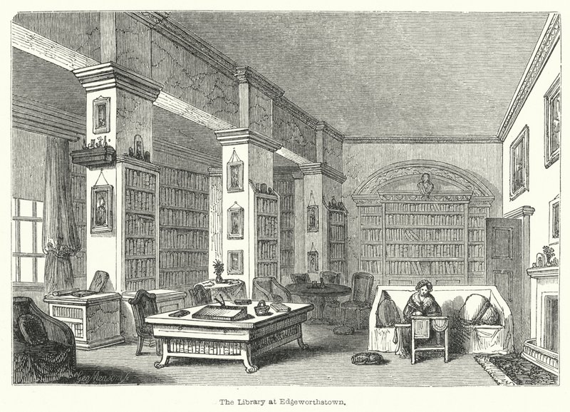 The Library at Edgeworthstown (gravyr) av English School