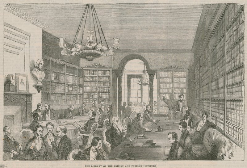The Library of the British and Foreign Institute av English School