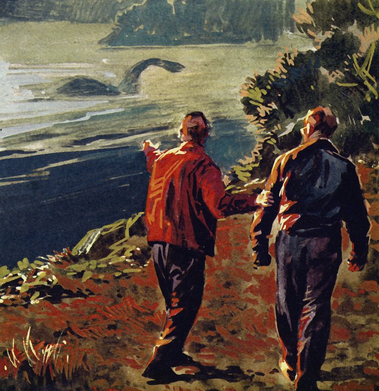 Loch Ness-monstret sågs ofta på 1930-talet av English School