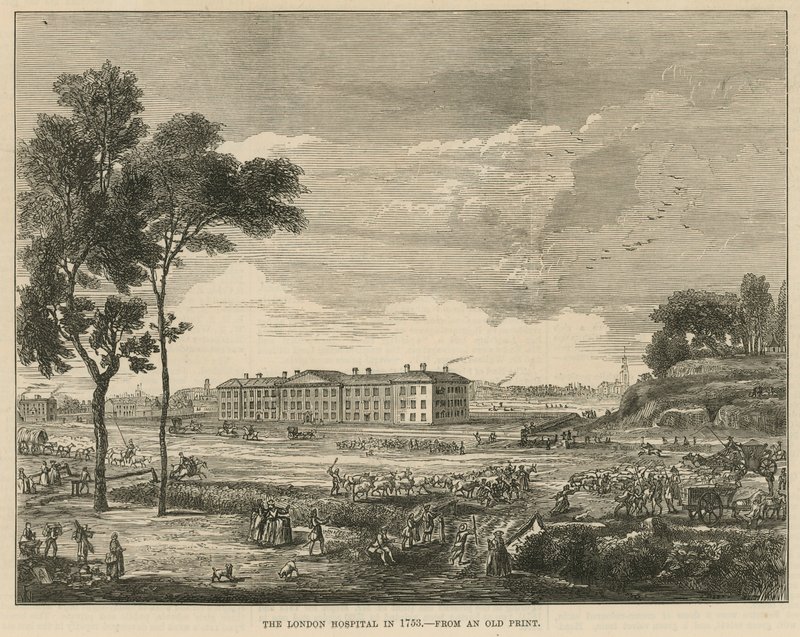 London Hospital 1753 av English School