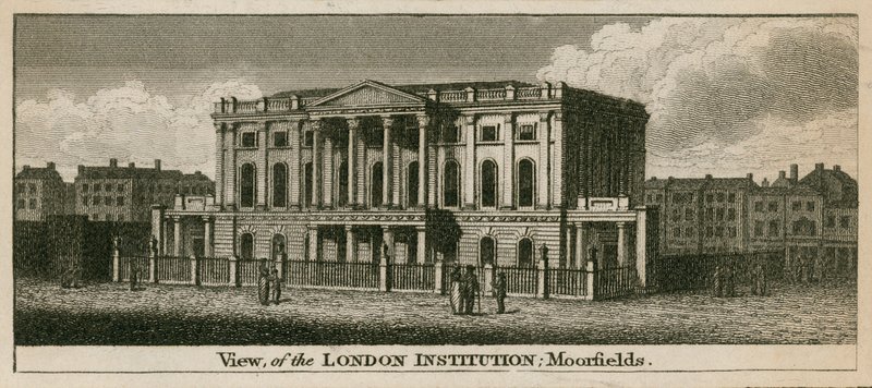 The London Institution, Moorfields, London av English School