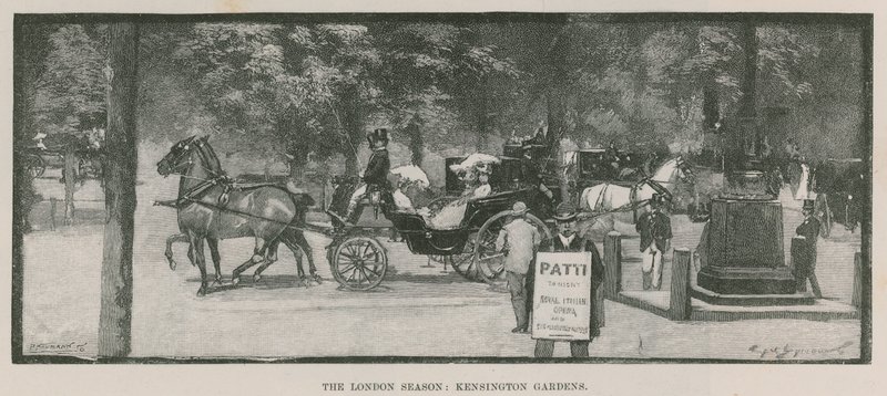 Londonsäsongen: Kensington Gardens av English School