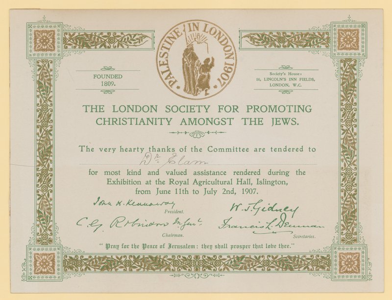 London Society for Promoting Christianity among the Judas av English School