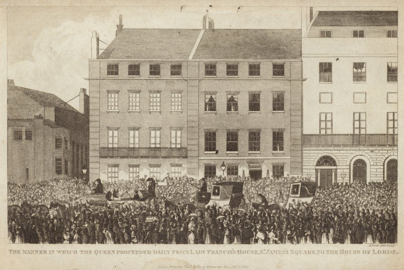 Det sätt på vilket drottningen dagligen fortsatte från Lady Franciss hus av English School