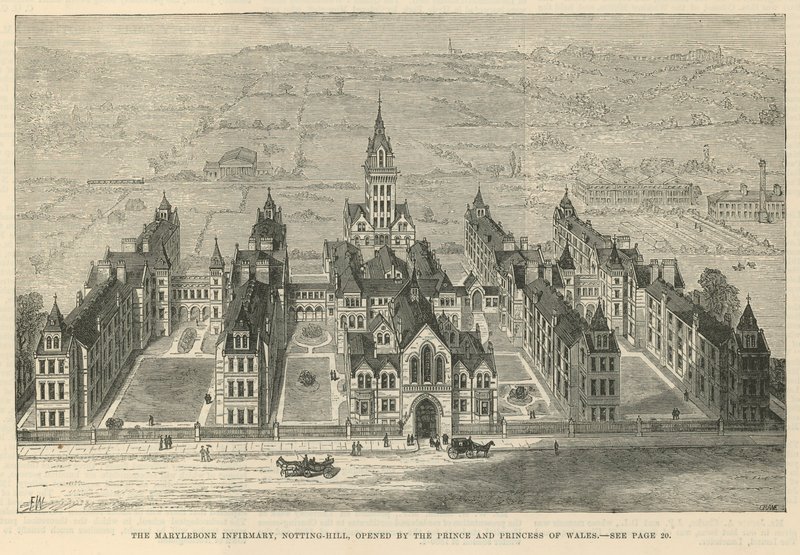 Marylebone Infirmary, Ladbroke Grove Road, Notting Hill av English School