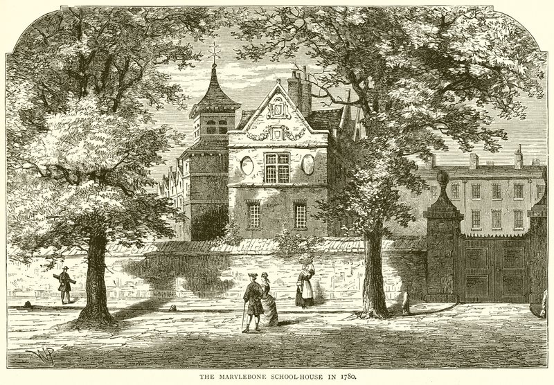 Marylebone School-House 1780 av English School