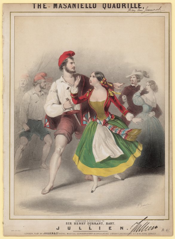 Masaniello Quadrille av English School