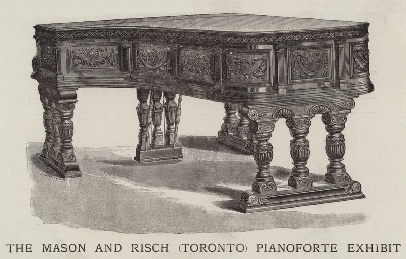 The Mason and Risch (Toronto) Pianoforte Exhibit (gravyr) av English School