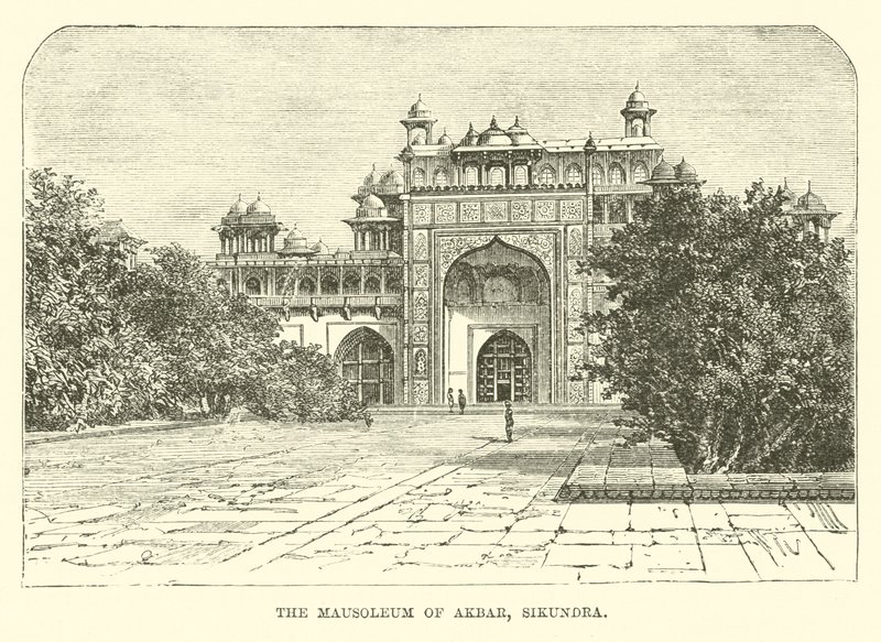 Akbars mausoleum, Sikundra av English School
