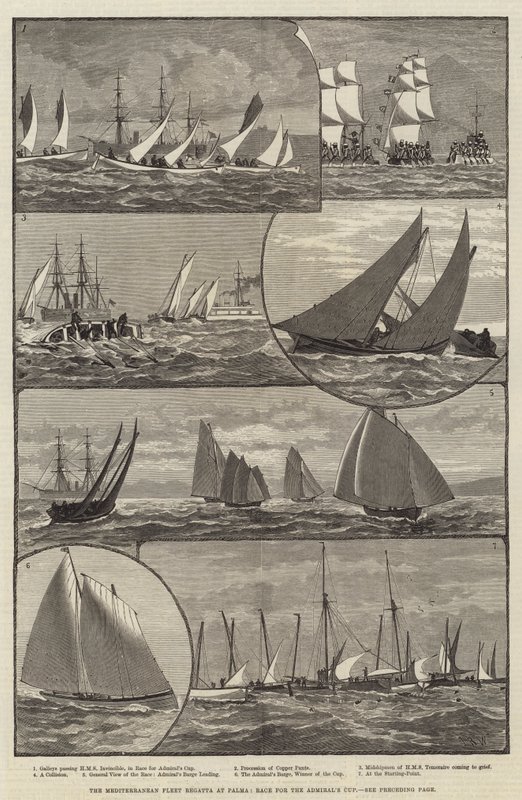 Medelhavsflottans regatta i Palma, Race for the Amiral