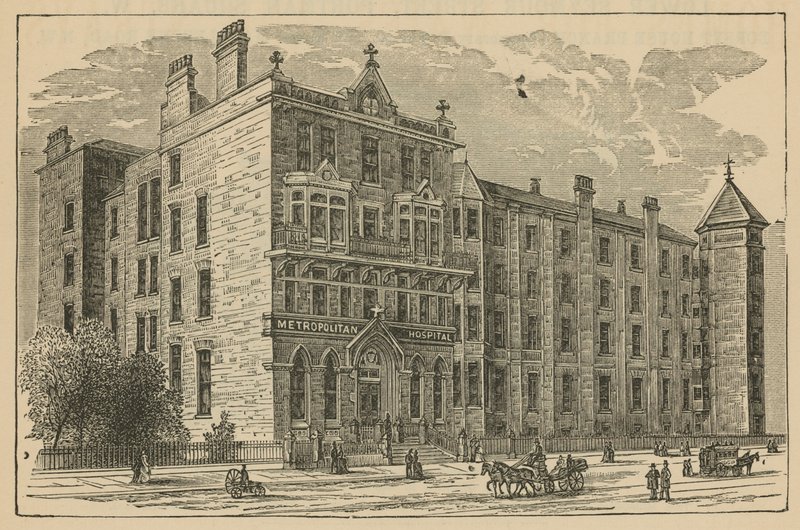 Metropolitan Hospital, Kingsland Road, London av English School