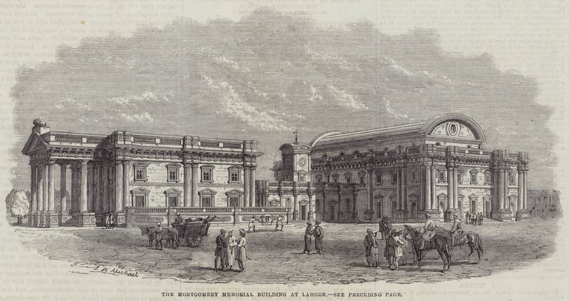Montgomery Memorial Building i Lahore (gravyr) av English School