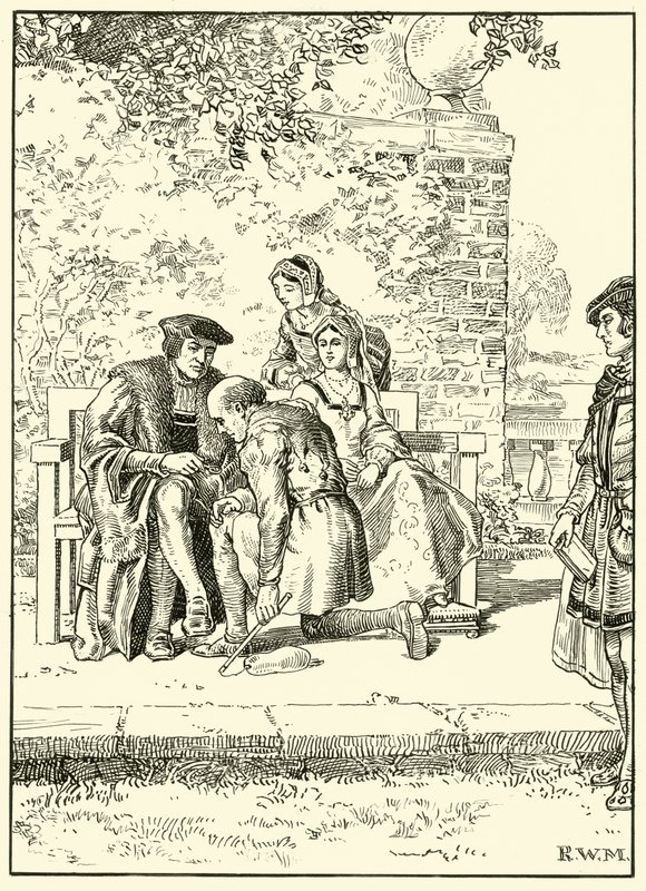The More Family and the Jester (bläck på papper) av English School