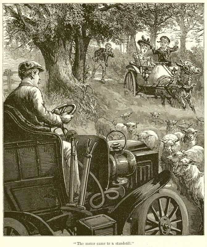 Motorn stannade av English School