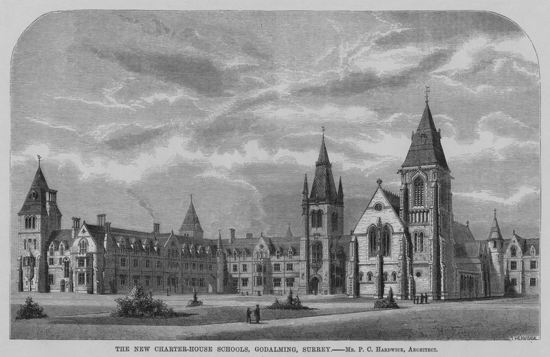 The New Charter House Schools, Godalming, Surrey (gravyr) av English School