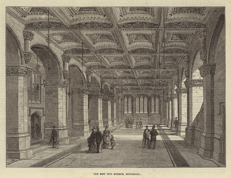The New City Museum, Guildhall (gravyr) av English School