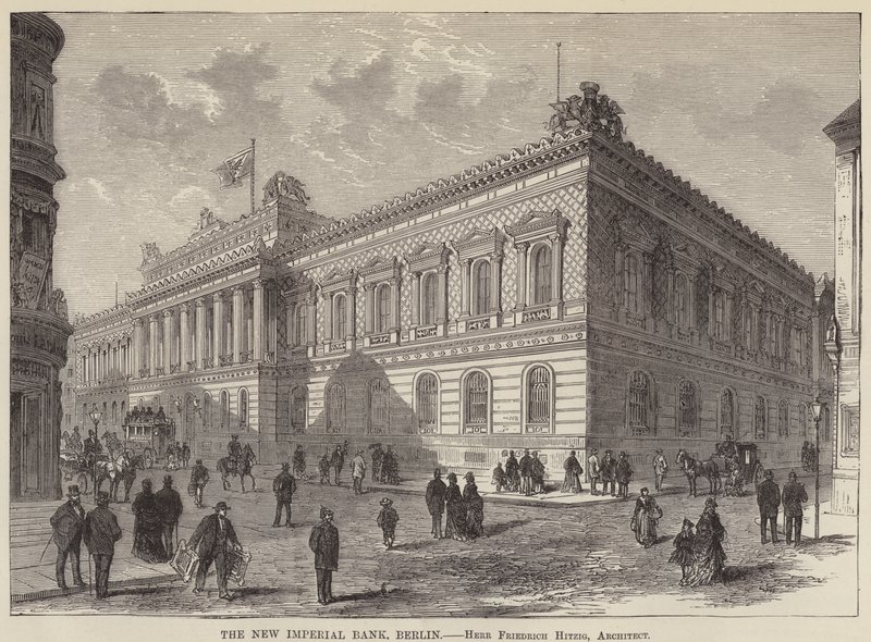 The New Imperial Bank, Berlin (gravyr) av English School