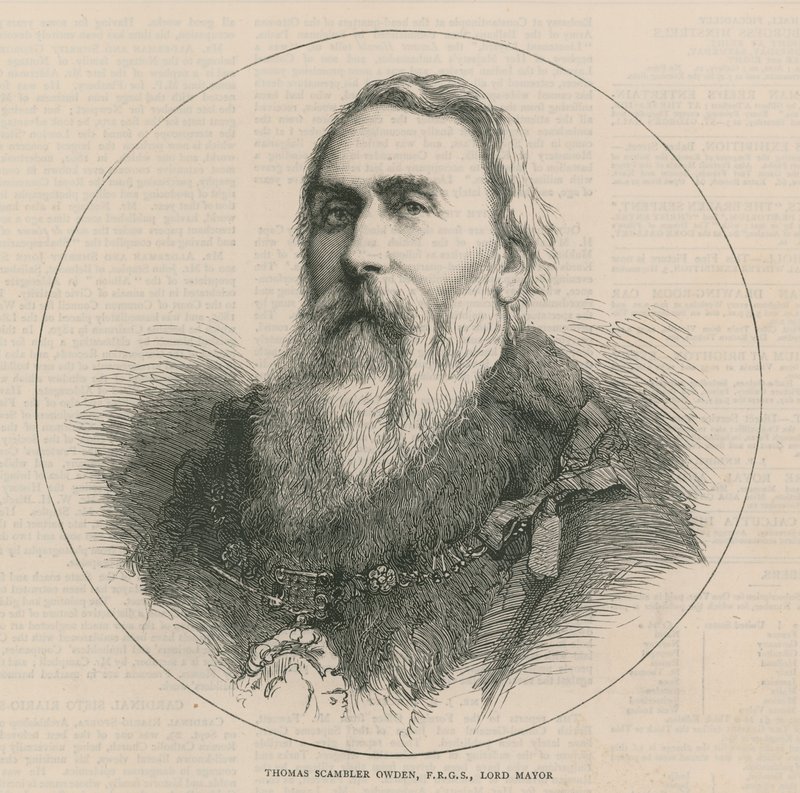 Den nya borgmästaren och sheriffen: Thomas Scambler Owden, borgmästare av English School