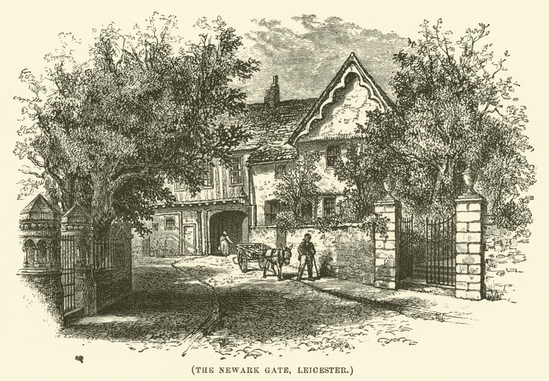 The Newark Gate, Leicester (gravyr) av English School