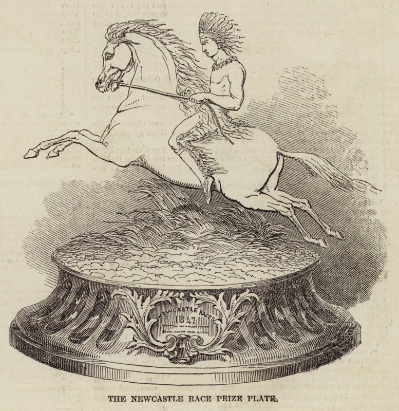 The Newcastle Race Prize Plate (gravyr) av English School