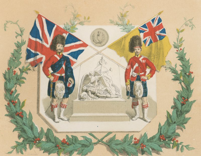 Nittiotredje Sutherland Highlanders. Monument i Glasgow Cathedral till dess "Crimean Heroes" av English School