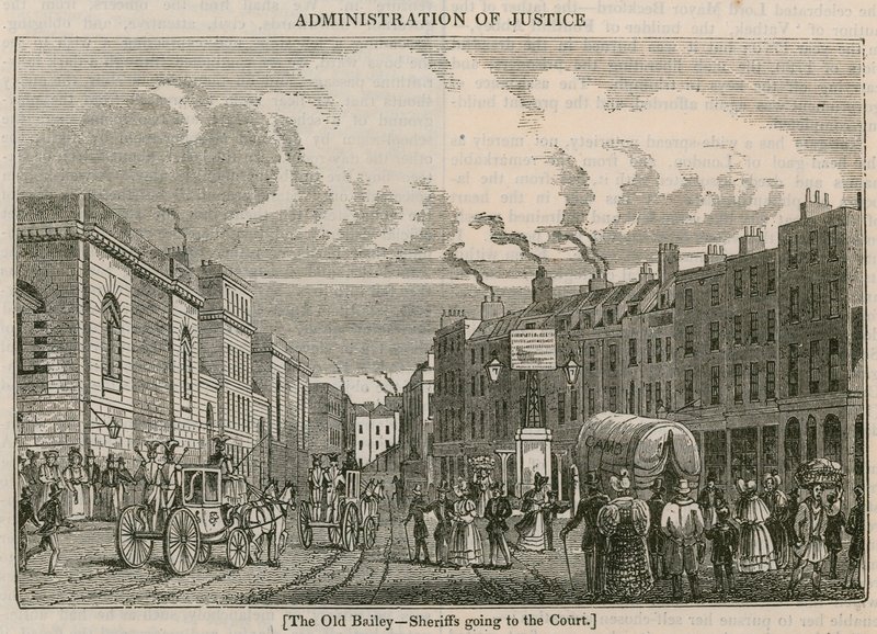 The Old Bailey - Sheriffs som går till domstolen av English School