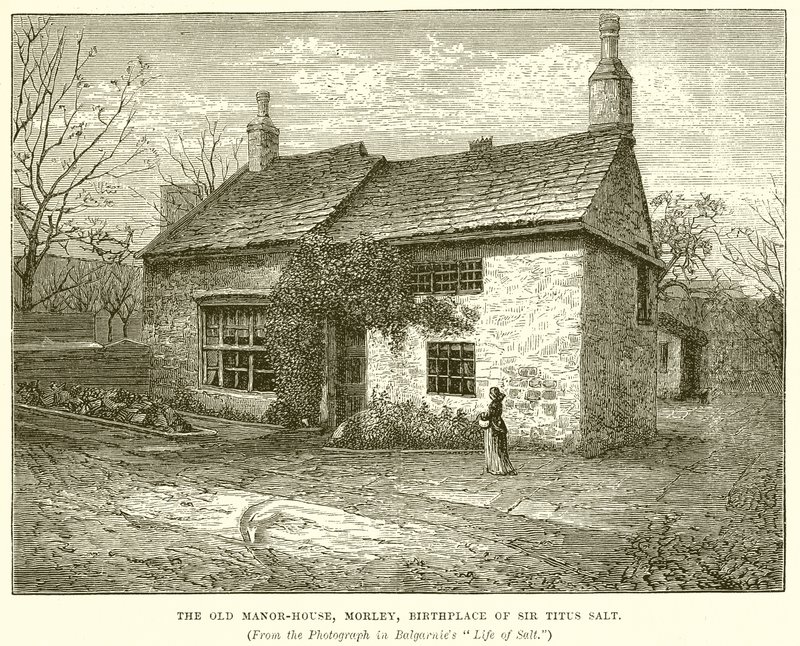 The Old Manor-House, Morley, födelseplatsen för Sir Titus Salt av English School