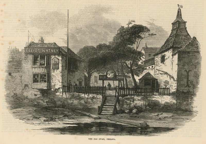 The Old Swan pub i Chelsea av English School