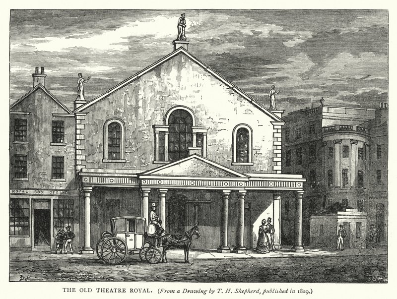 The Old Theatre Royal (gravyr) av English School