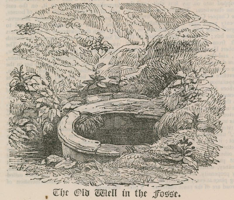 Den gamla brunnen i Fosse, Pentonville, London av English School