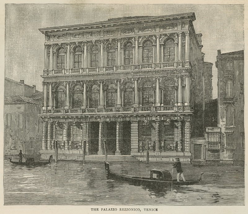 Palazzo Rezzonico, Venedig av English School