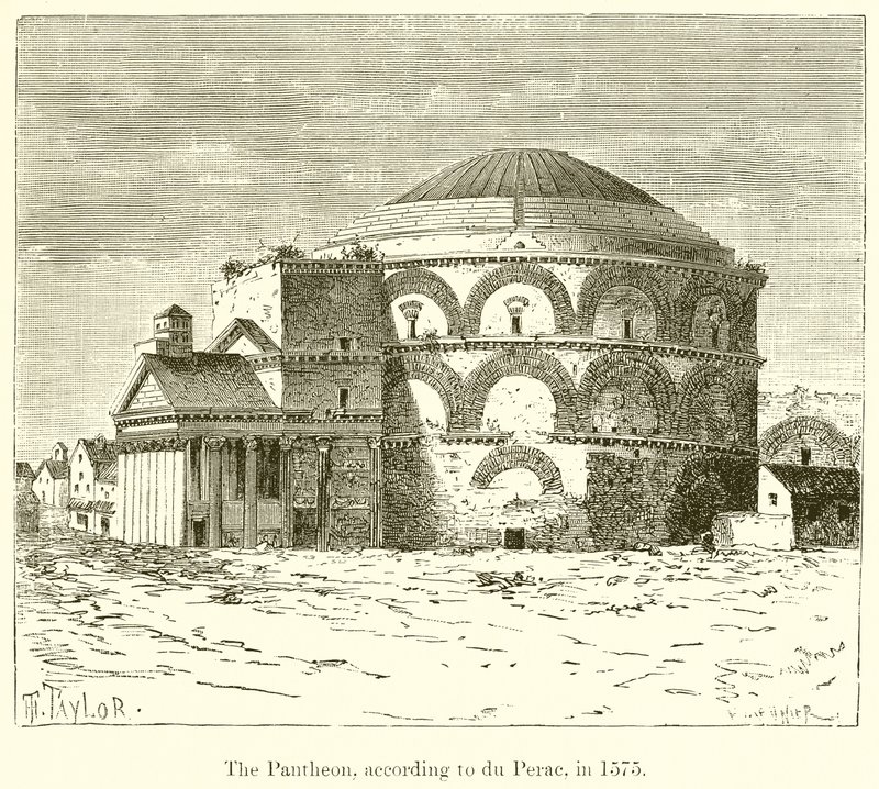 Pantheon, enligt du Perac, 1575 av English School