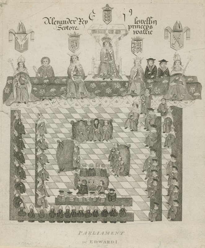 Kung Edward I:s parlament av English School