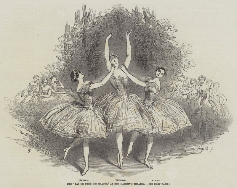 "Pas de Trois des Graces," på Her Majesty
