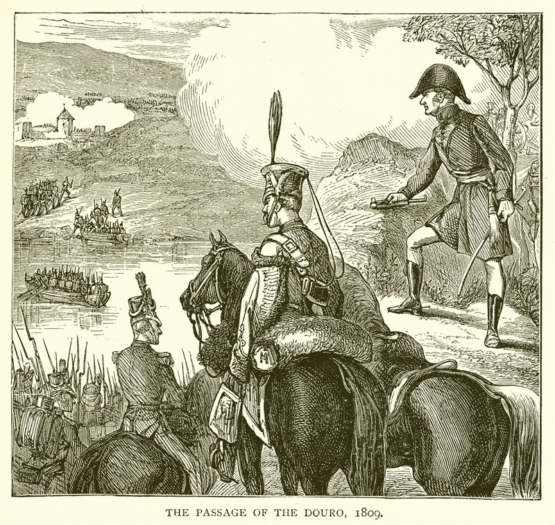 Passagen av Douro, 1809 av English School