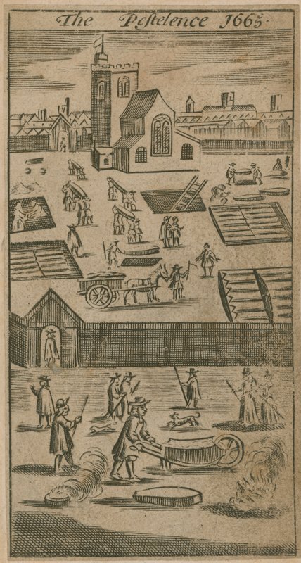 Pestelencen 1665 av English School