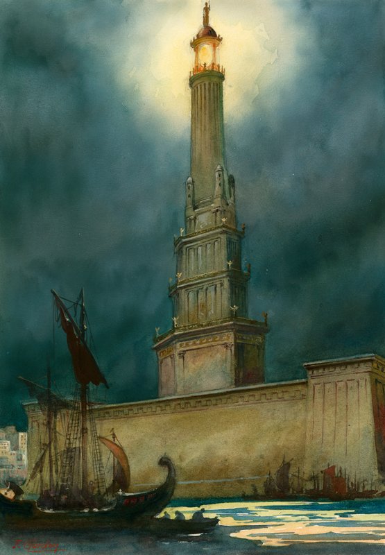 Pharos i Alexandria av English School