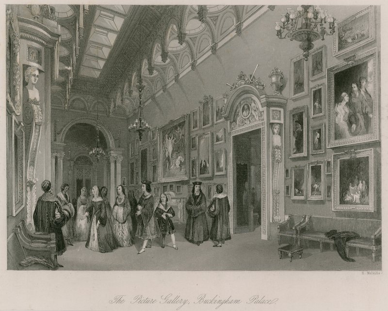 Bildgalleriet, Buckingham Palace av English School