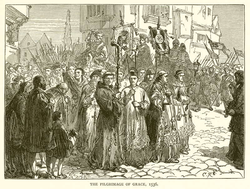 Nådens pilgrimsfärd, 1536 av English School