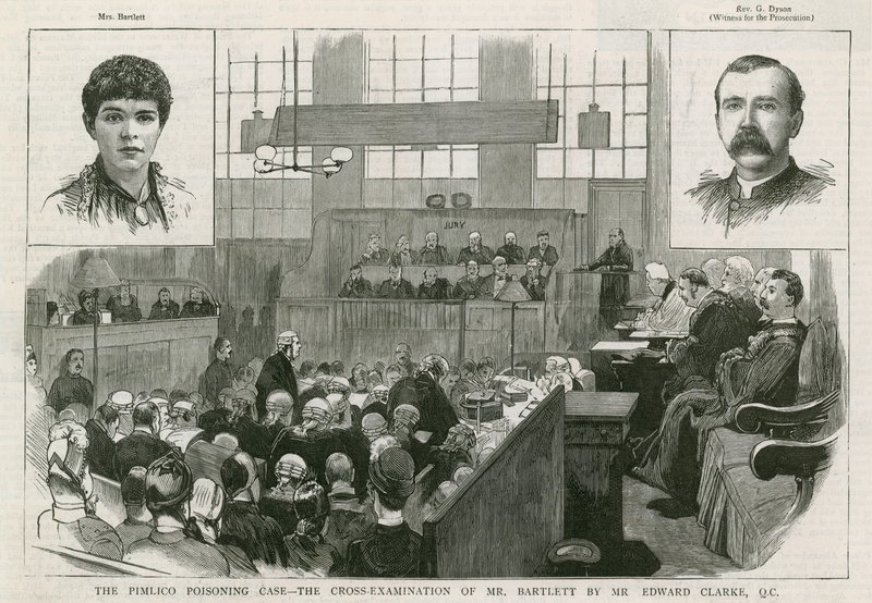 Pimlico-förgiftningsfallet, korsförhöret av Mr Bartlett av Mr Edward Clarke QC av English School