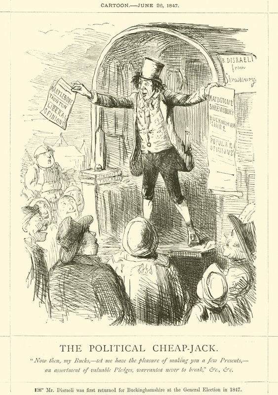 The Political Cheap-Jack (gravyr) av English School